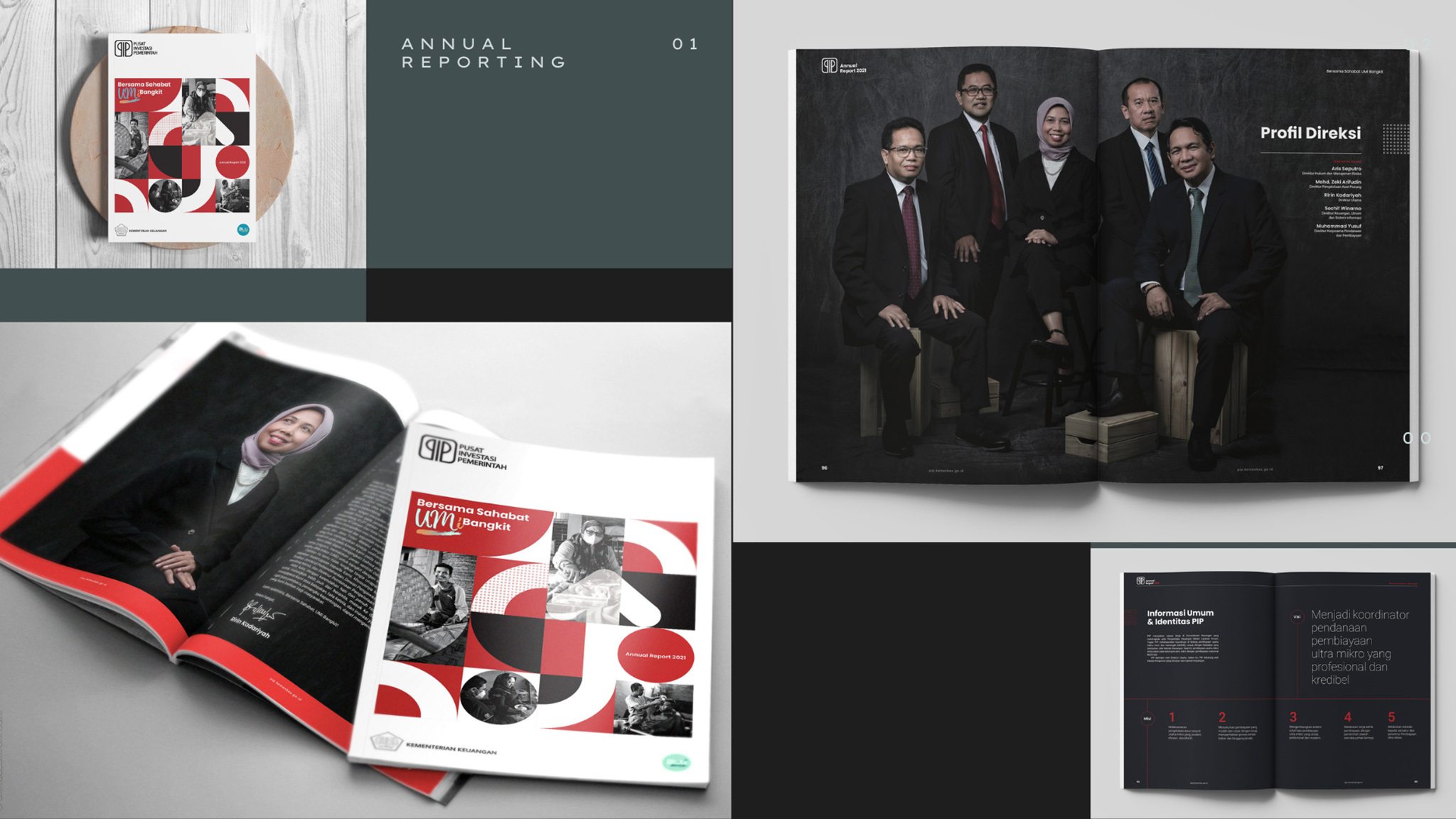 Annual Report's Comercial and Portrait Photography and Design by Ahmad Zamroni