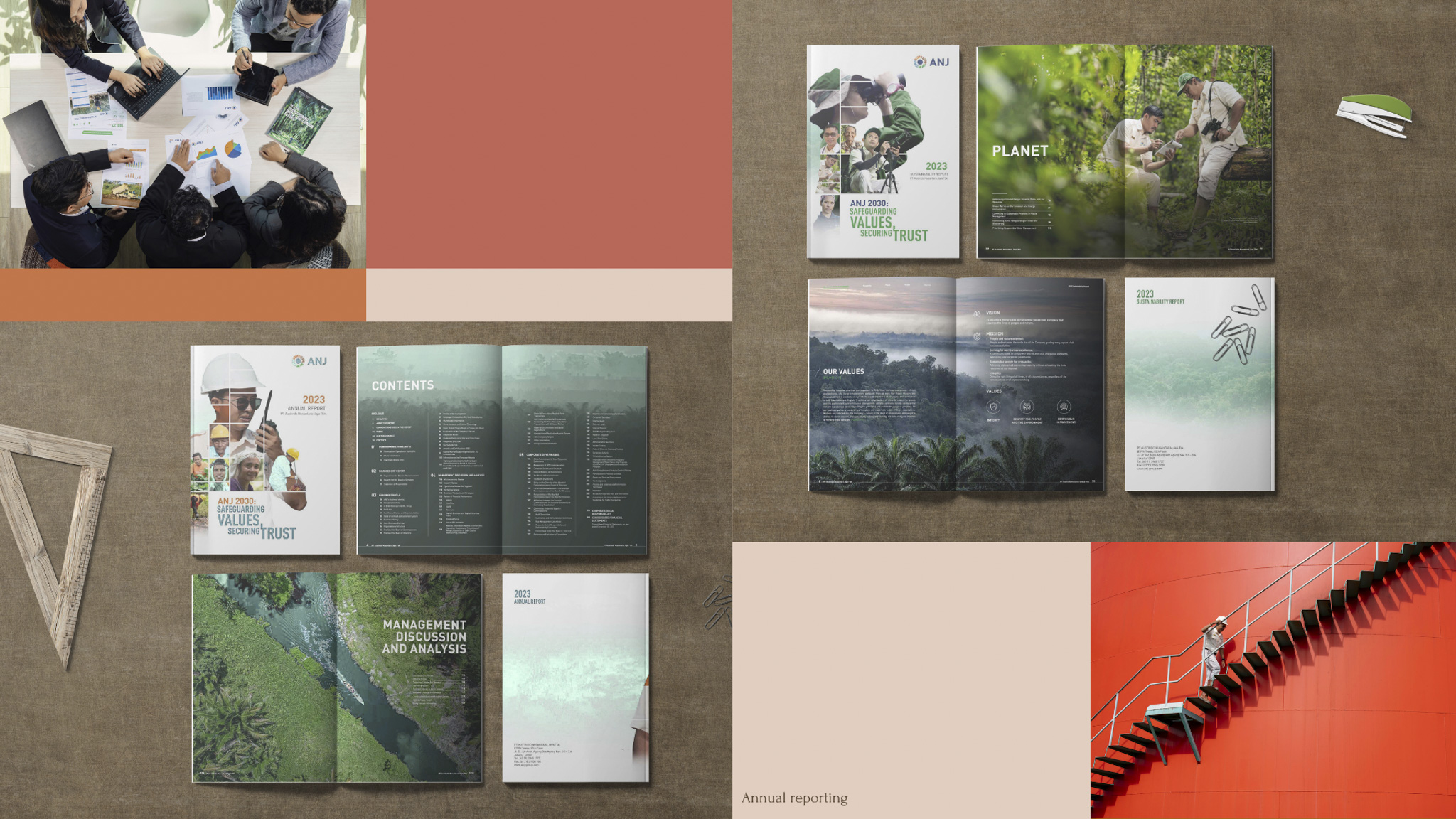Annual and Sustainability Report by Photographer Ahmad Zamroni