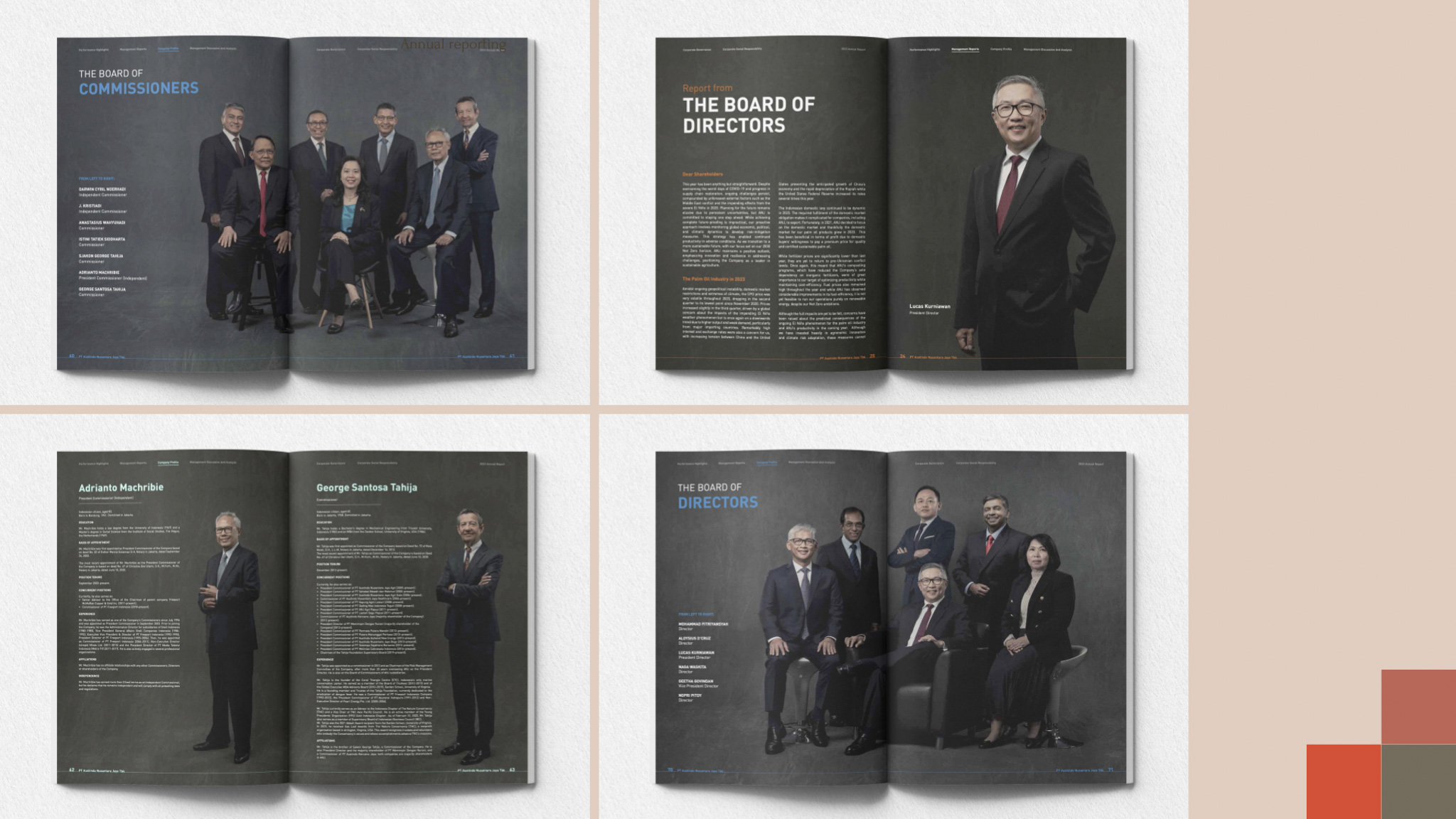 Annual and Sustainability Report by Photographer Ahmad Zamroni