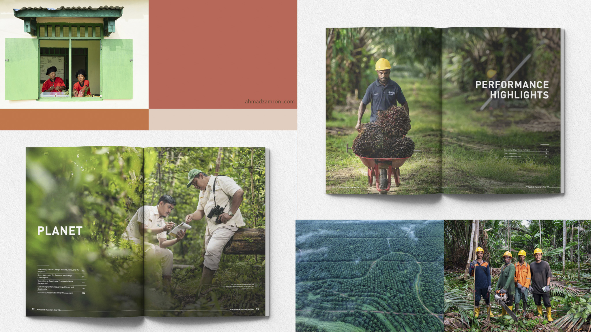 Annual and Sustainability Report by Photographer Ahmad Zamroni