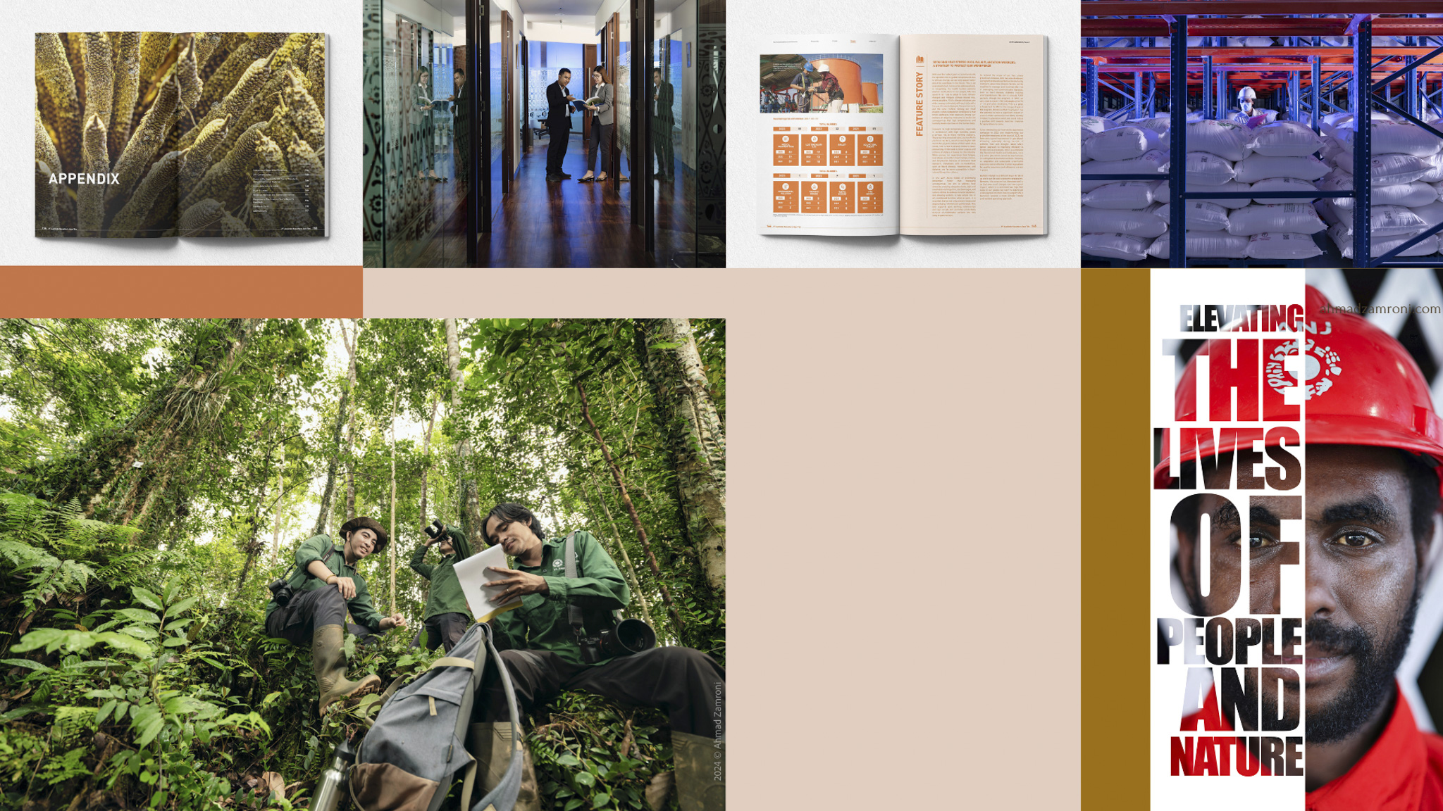 Annual and Sustainability Report by Photographer Ahmad Zamroni