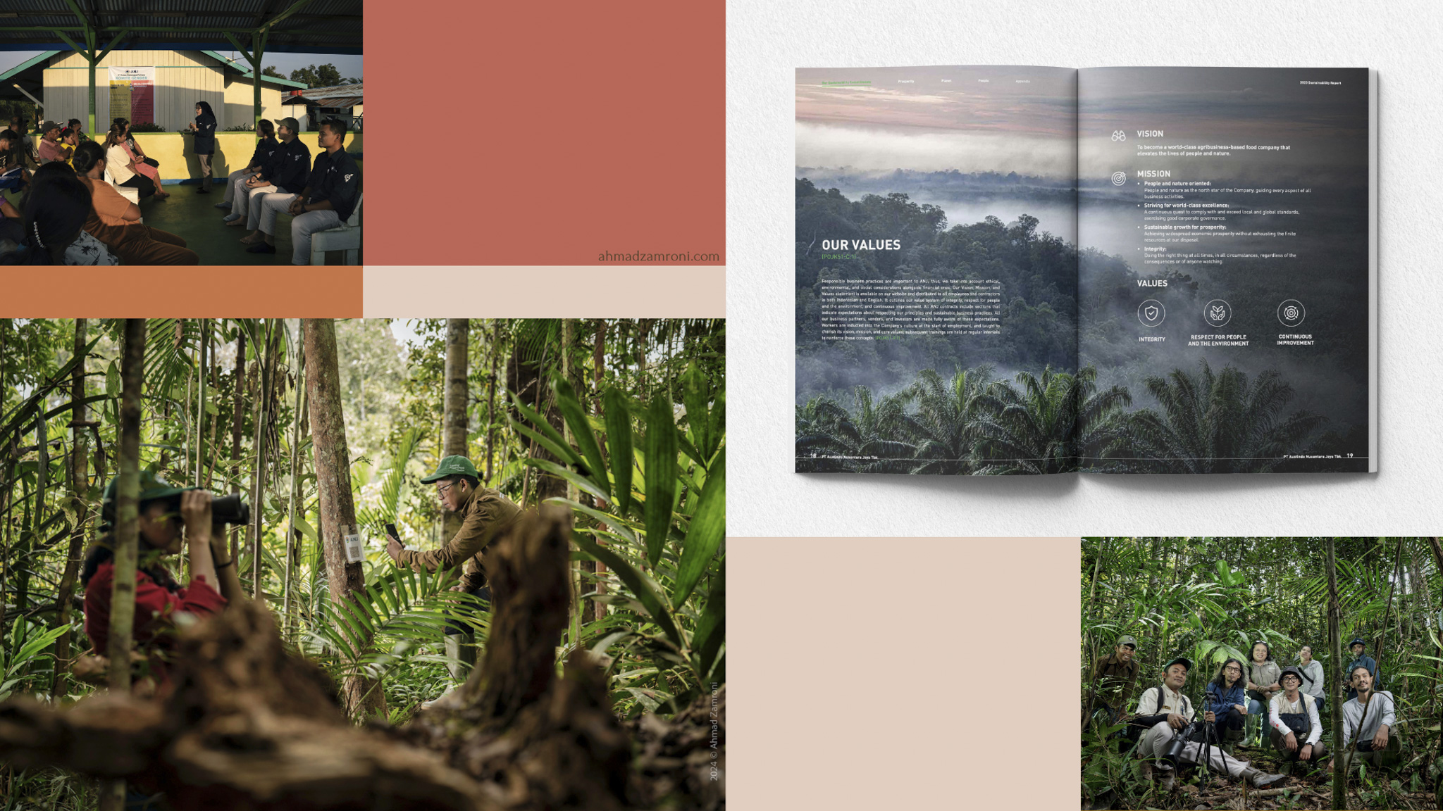 Annual and Sustainability Report by Photographer Ahmad Zamroni
