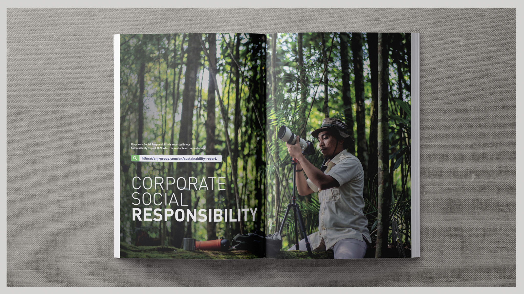 Annual and Sustainability Report by Photographer Ahmad Zamroni