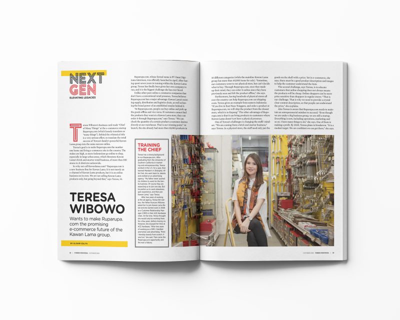 Editorial Portrait for Forbes Indonesia Magazine