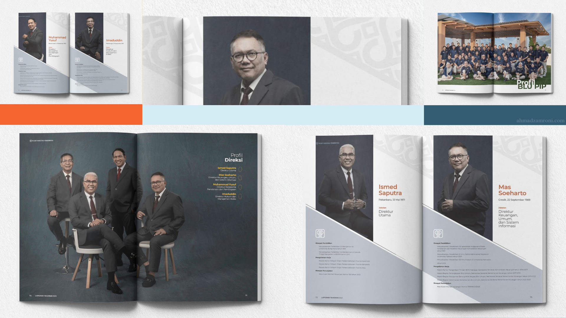 Annual Report's Comercial and Portrait Photography and Design by Ahmad Zamroni