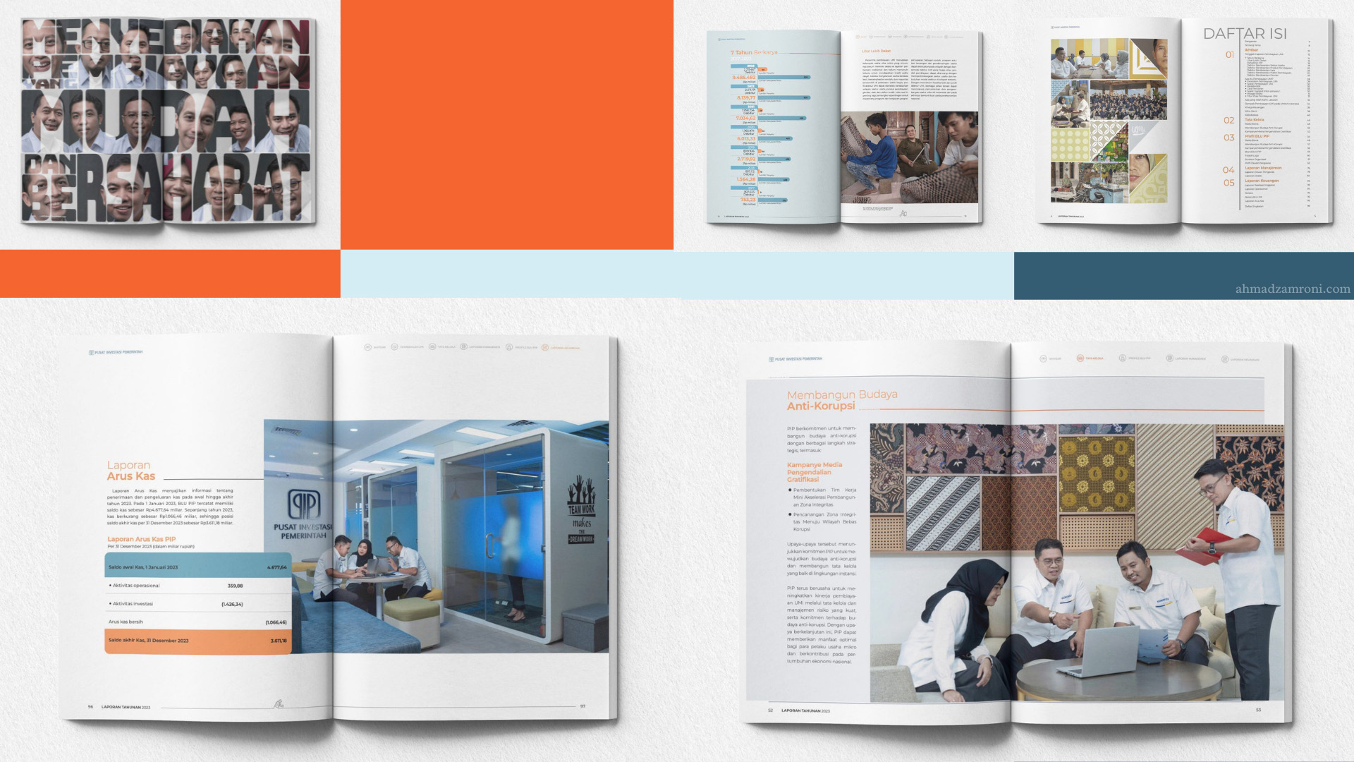 Annual Report's Comercial and Portrait Photography and Design by Ahmad Zamroni